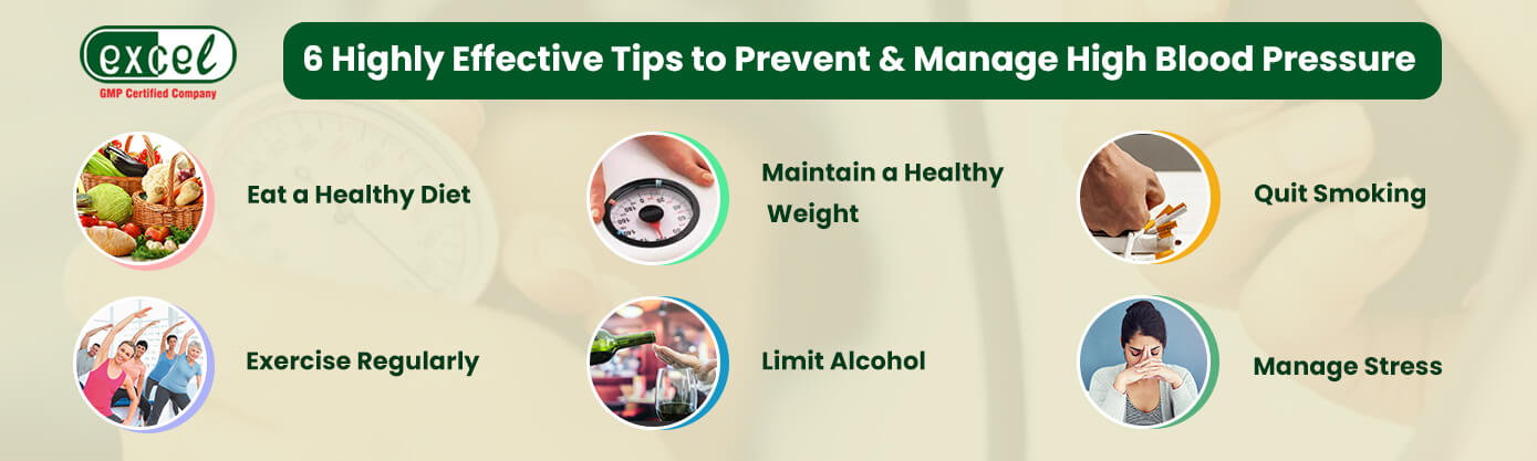 6 Highly Effective Tips to Prevent & Manage High Blood Pressure