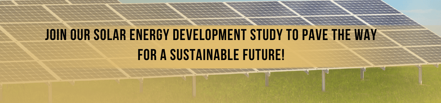 Solar Energy Development Study
