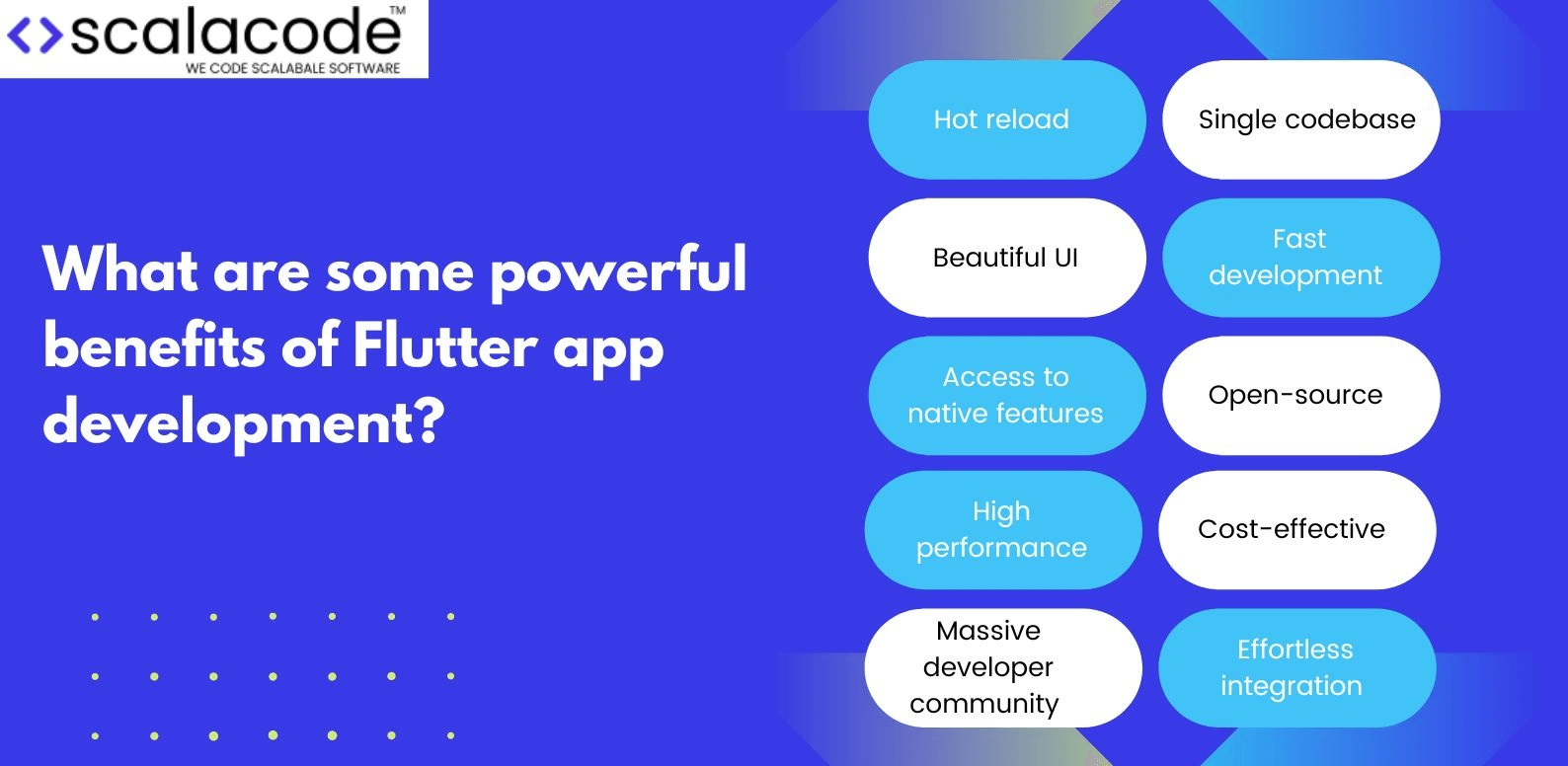 What are some powerful benefits of Flutter app development