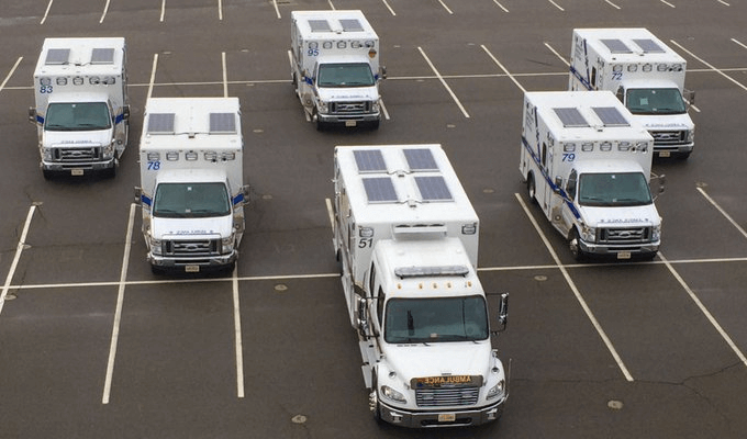 Solar-Powered Emergency Vehicle Systems
