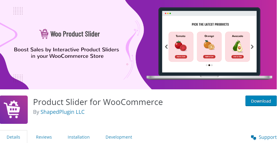 WooCommerce Products Slider