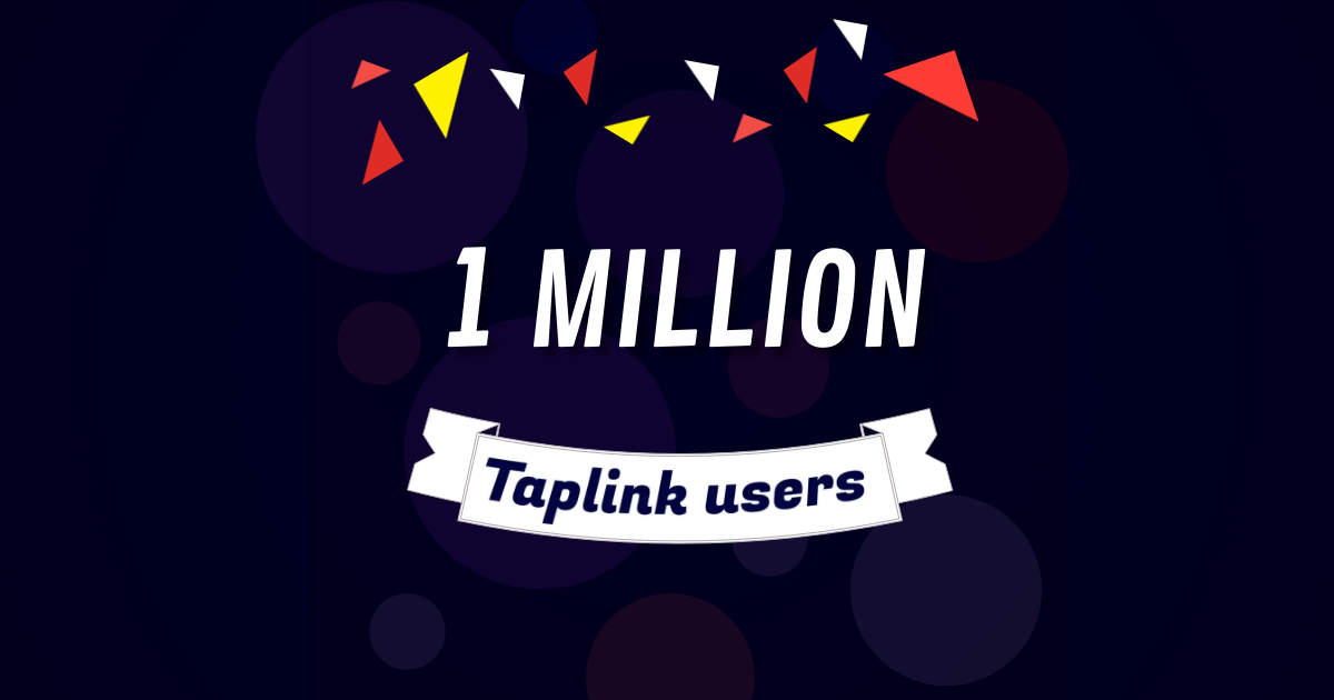 Taplink Celebrates Milestone Achievement: 1 Million Users
