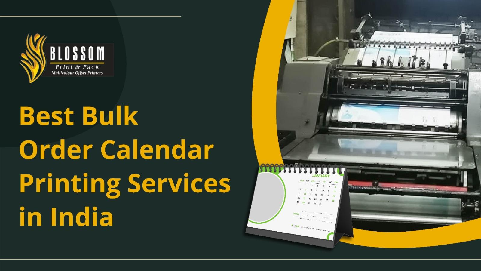 Best Bulk Order Calendar Printing Services in India