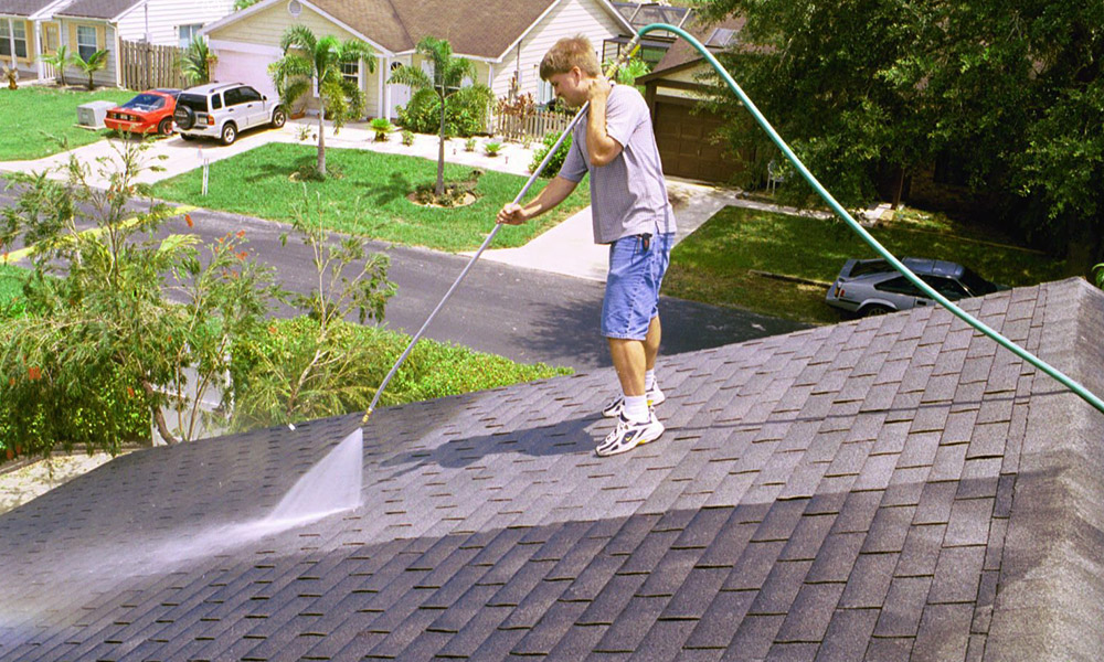 Which cleaning technique is most productive for your roof?