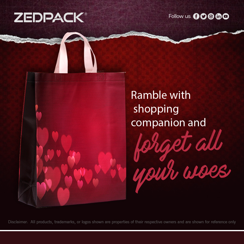 Designer Non-woven bags and packaging solutions by Zedpack