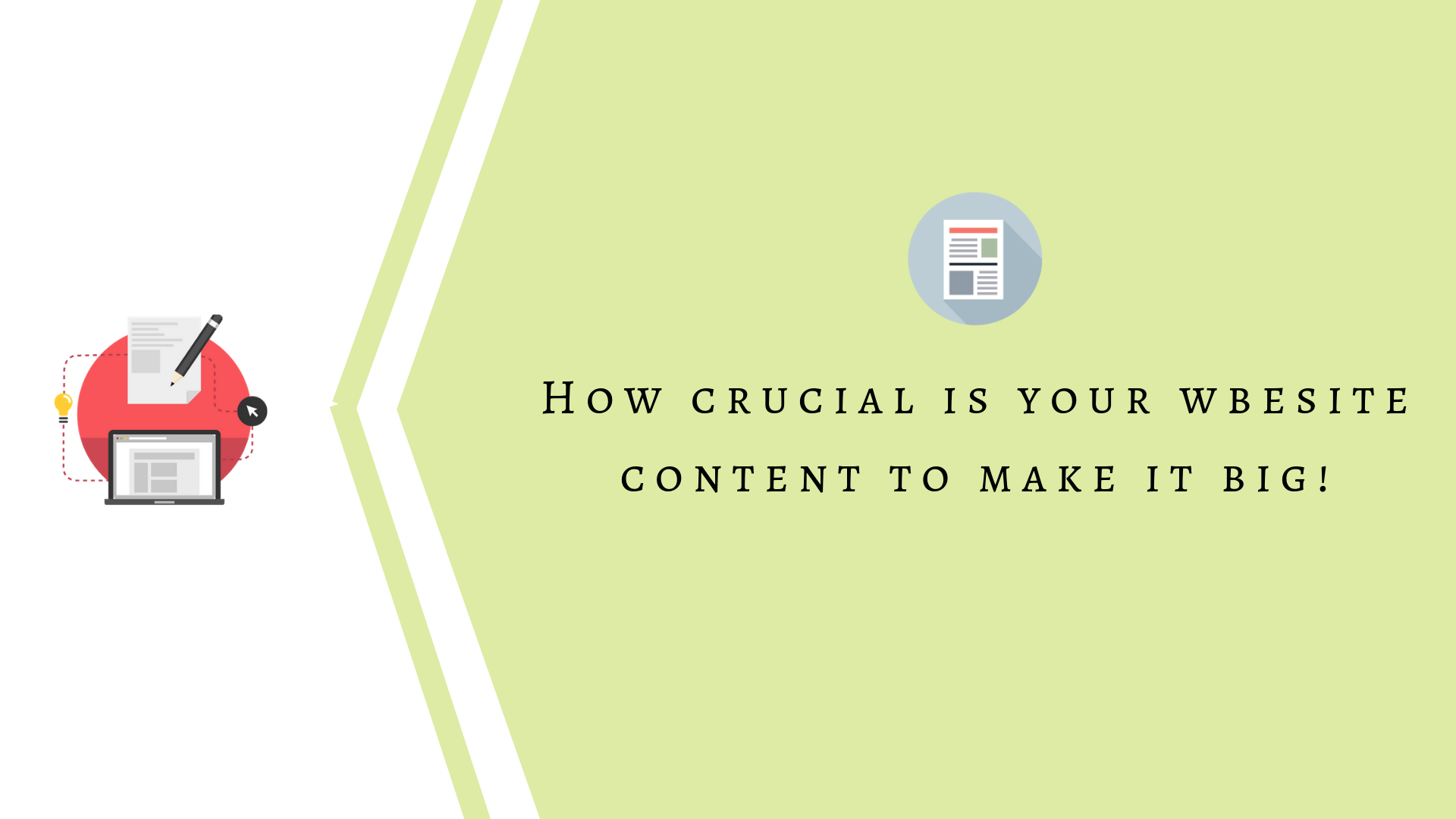 How Crucial is Your Website Content to Make it Big!