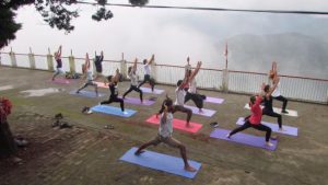 yoga-in-clouds-during