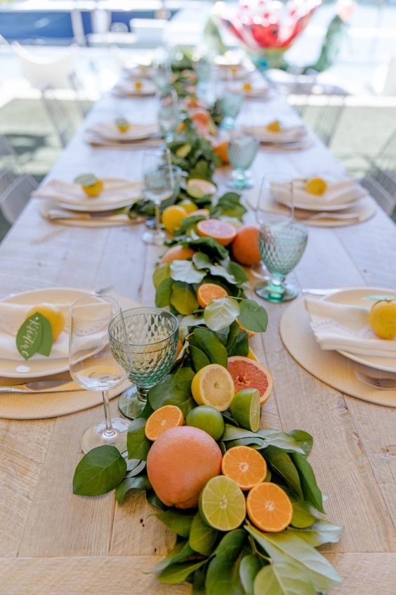 the-fresh-fruit-with-leaves-on-the-table-top
