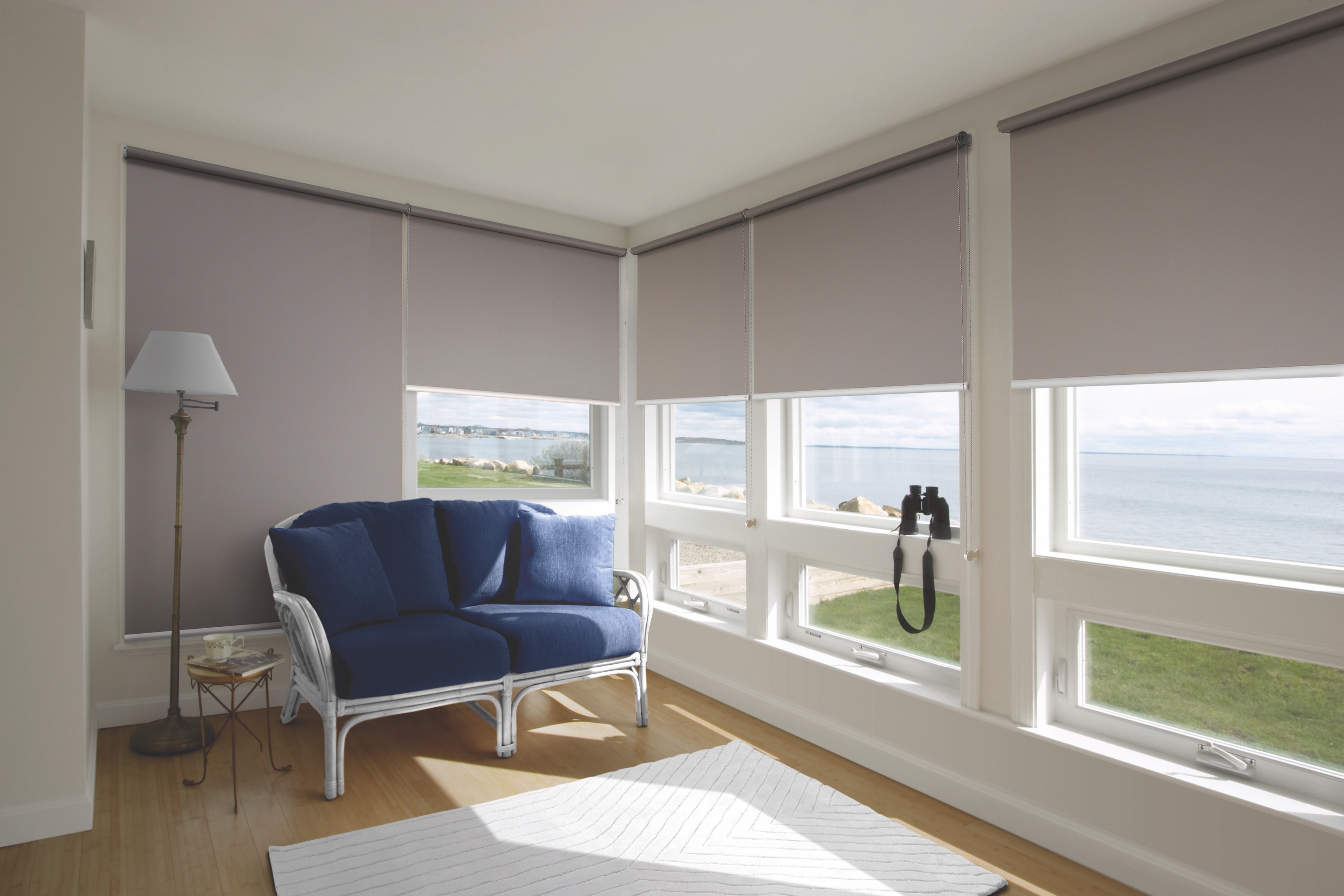 The meticulously designed Roller blinds gives the best protection of sun rays and privacy