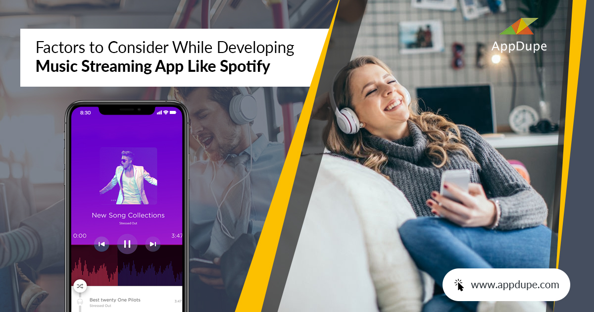 Factors to Consider While Developing Music Streaming App like Spotify