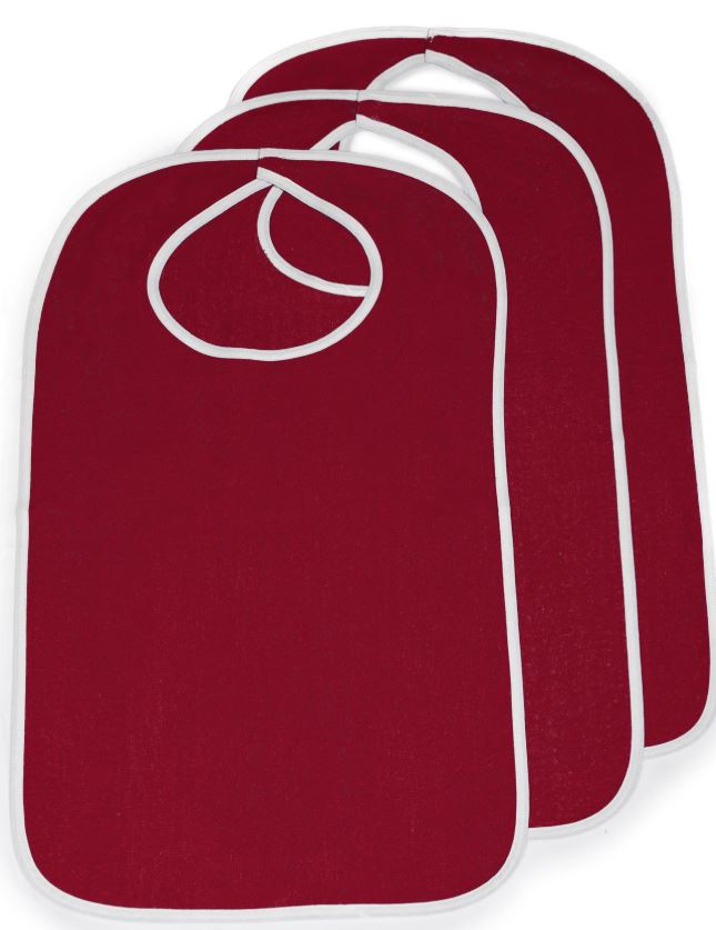 Terry Cloth Adult Size Bib - Aging Adults