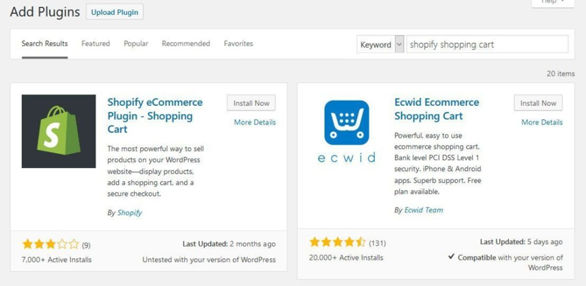 Shopify Ecommerce Plugin