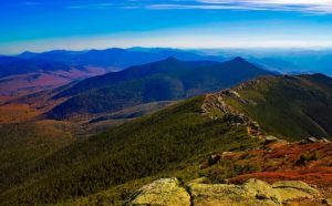 A view of the mountains.