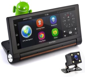 Pyle GPS Android Touchscreen DVR 7” Dashcam