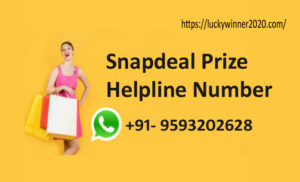 Snapdeal Prize Helpline Number