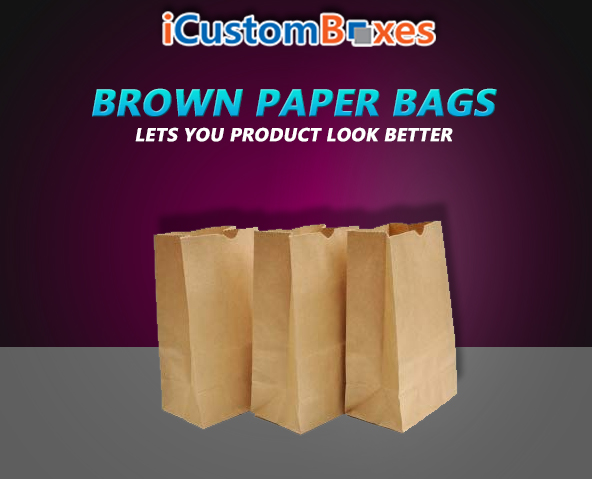 Get 40% Discount On Custom Brown Paper Bags With Handles