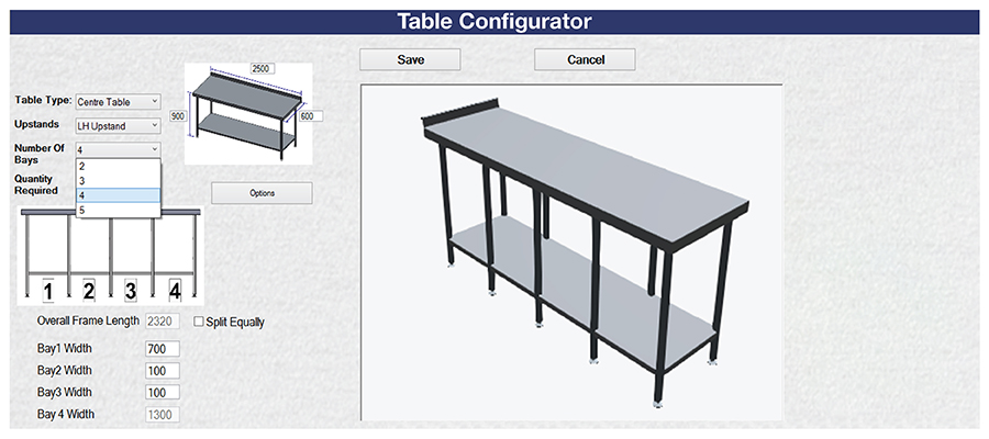 table-configurator