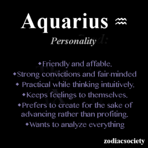 Aquarius trait