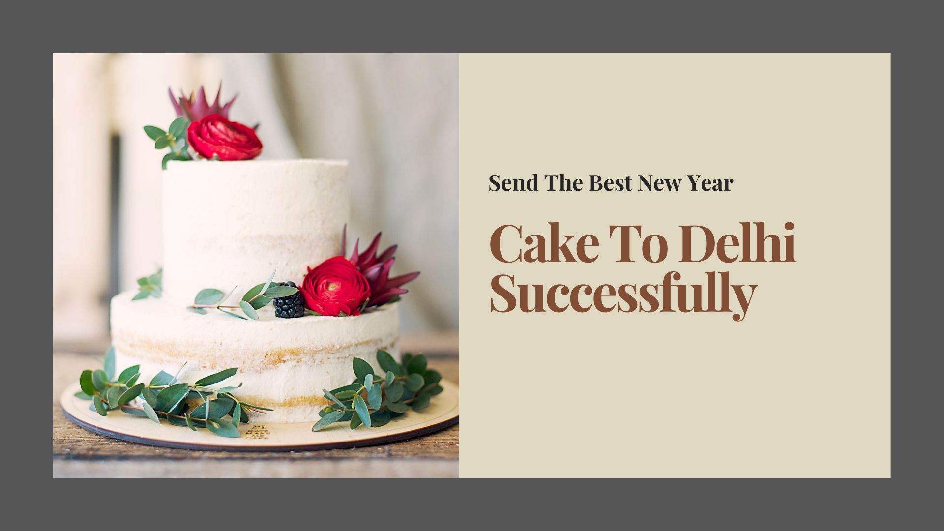 Send The Best New Year Cake To Delhi Successfully