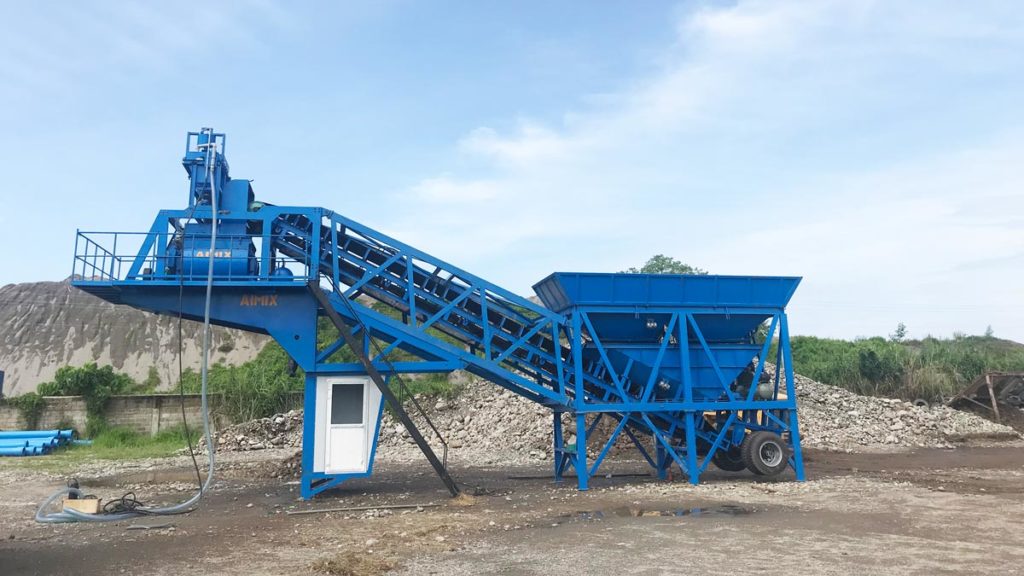 Purchasing A Portable Concrete Plant in Aimix Machinery