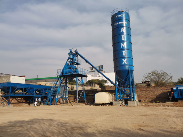 Work Procedure For A Semi-Automatic Control Concrete Batching Plant